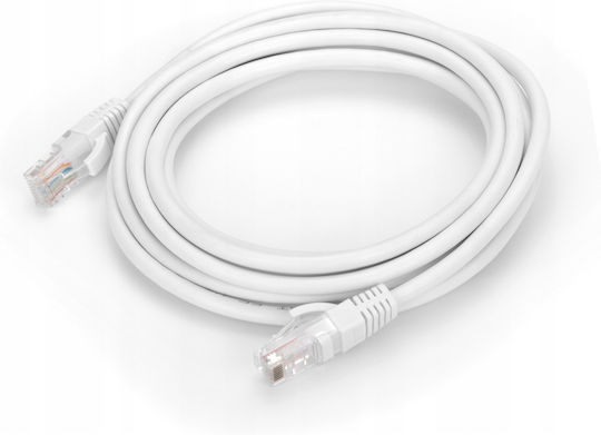 U/UTP Cat.5e (Gigabit) Cablu De Rețea Ethernet 1m Alb