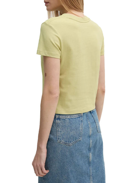 Calvin Klein Tricou Verde Damă Calvin Klein Tricou Verde Damă