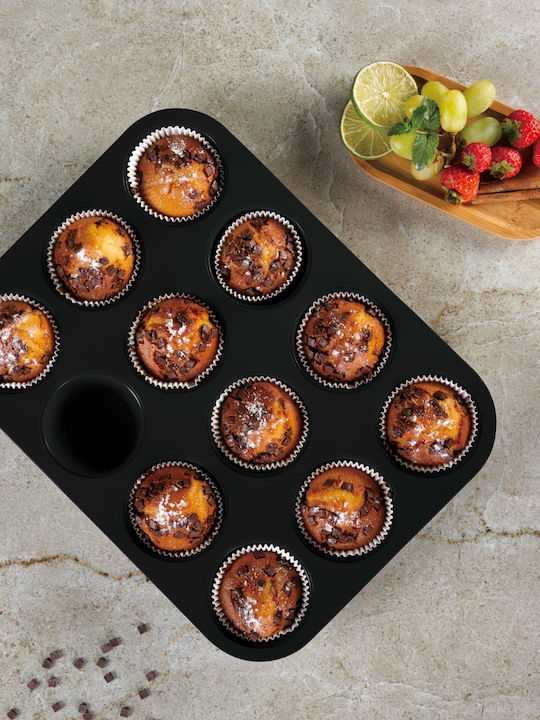 Berlinger Haus Φόρμα Ζαχαροπλαστικής για Cupcakes/Muffins 12 Θέσεων 35x26.5x3εκ.