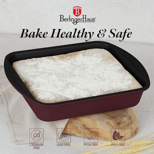 Berlinger Haus Baking Pan Made of Stainless Steel with Non-Stick Coating 27x35cm