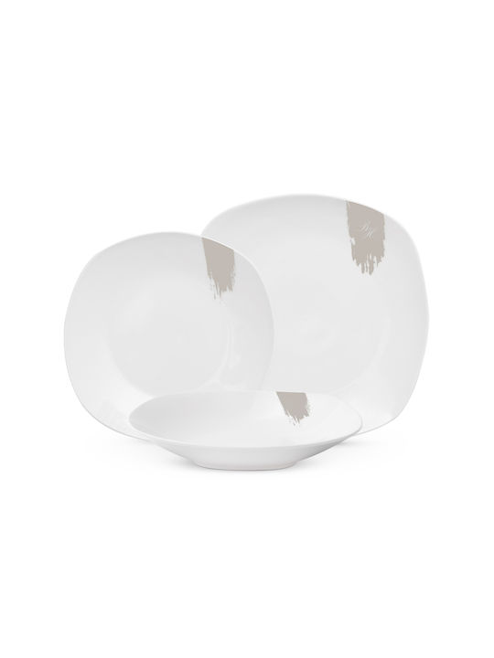 Berlinger Haus Alb Porțelan Set de Vase 18buc