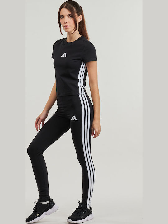 Essentials 3-Stripes Women's Long Training Legging Black