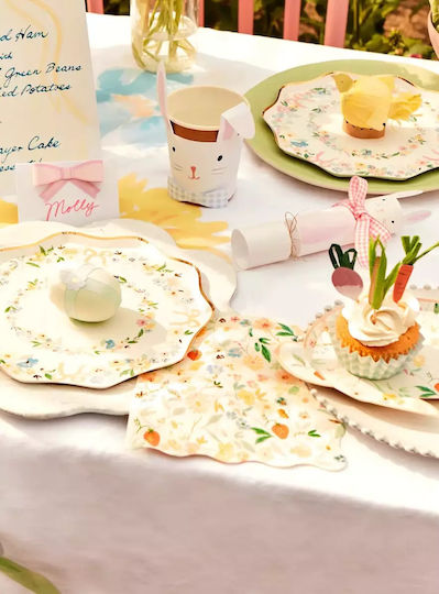 Small Elegant Floral Napkin 16pcs