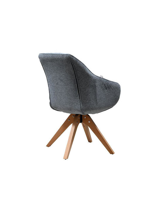 Fl23a Dining Room Fabric Chair Blue 63x58x82cm