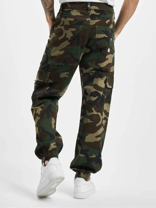 Παντελόνι Cargo Wood Camo Green