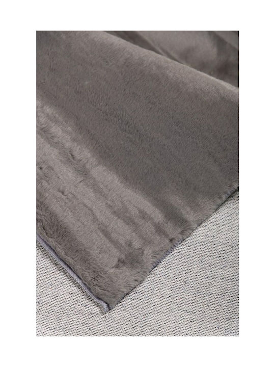 Viokarpet Krolik 04 D Rug Rectangular Furry Grey