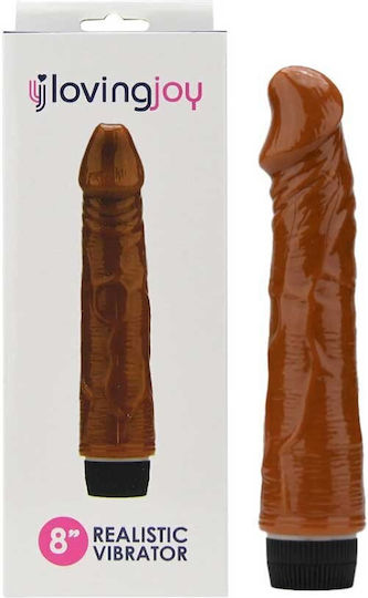 Loving Joy Realistisch Vibrator 21.5cm Braun