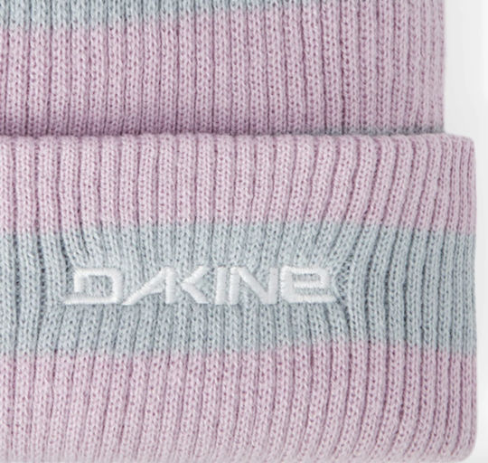 Beanie Unisex Beanie mit Rippstrick in Flieder Farbe