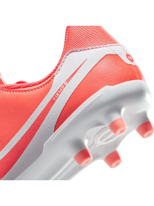 Tiempo Legend 10 Kids Molded Soccer Shoes Orange