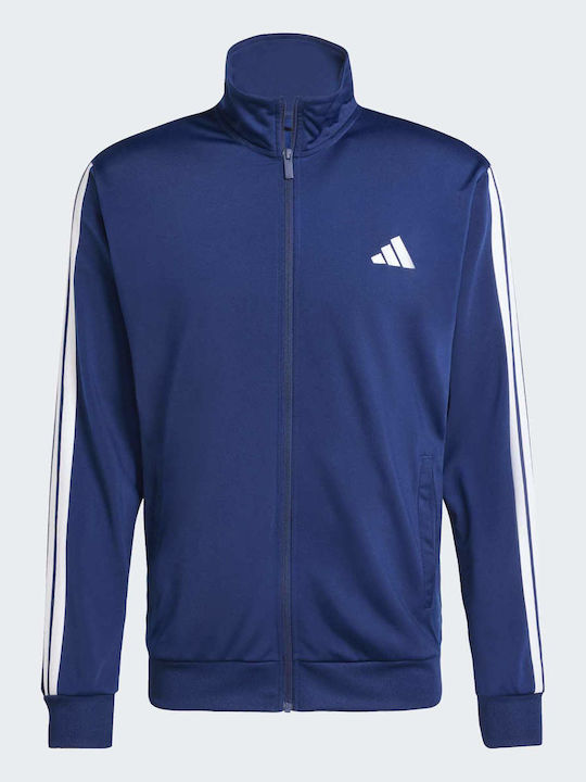 Tracksuit Glossy with Elastic Dark Blue