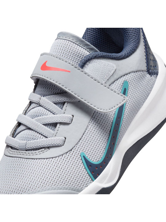 Omni Kids Sports Shoes Running with Hoop & Loop Closure Gray