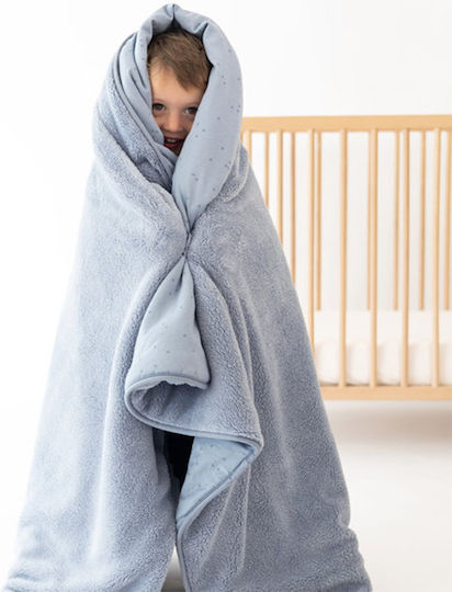 Bemini Decke Kinderbett Blau 100x140cm