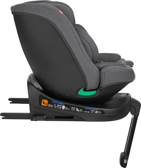 Kikka Boo i-Secure Baby Car Seat i-Size with Isofix Dark Grey