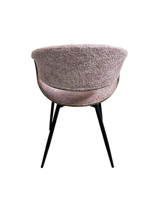 1829 Dining Room Fabric Chair Pink 54x55x76cm