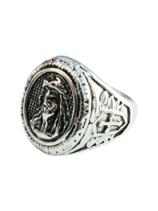 One Jewellery Ανδρικό Δαχτυλίδι από Ατσάλι