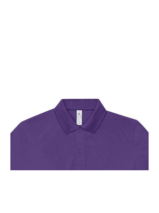 B&C Men's Long Sleeve Promotional Blouse Lilac