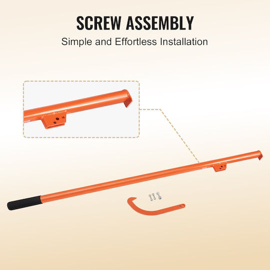 Vevor Cant Hook Tool 59 Εργαλεία Υλοτομίας Κυλίνδρους Χάλυβα Βαρέως Τύπου
