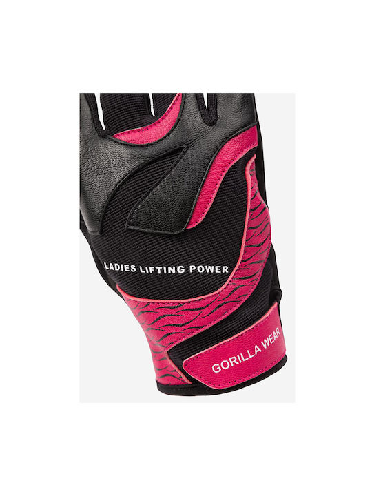 Gorilla Wear Γυναικεία Αθλητικά Γάντια Γυμναστηρίου Μαύρα