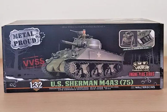 Ready Model of Military Vehicle Scale 1/32 Forces Valor 912131a Sherman M4a3 75 US Army
