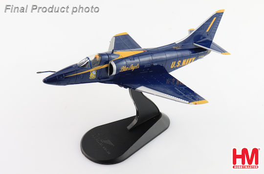 Ready-Made Metal Model of Military Airplane Scale 1/72 Douglas A-4F "Blue Angels" No.1 Airplane US Navy 1979 Season