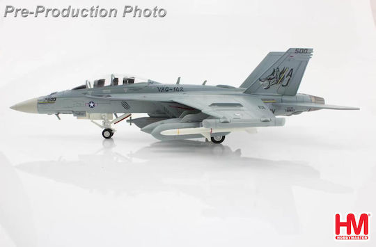 Ready-Made Metal Model of Military Aircraft Scale 1/72 Boeing EA-18G Growler 166943 VAQ-124 USS Gerald R Ford
