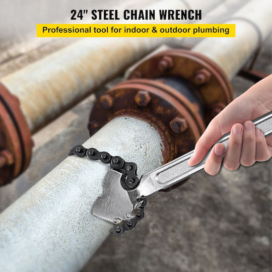 Vevor Chain Pipe Wrench 177.8mm