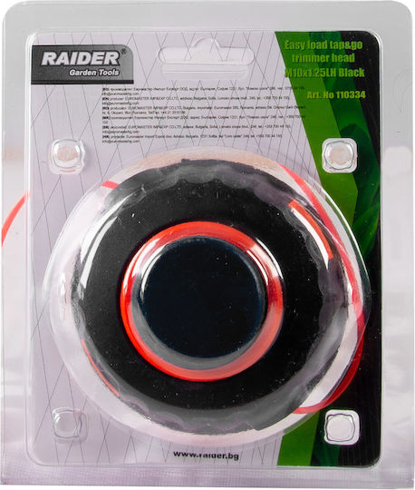 Schnelllade-Trimmerkopf M10 X 1,25 Lh Schwarz Raider Gartengeräte 110334