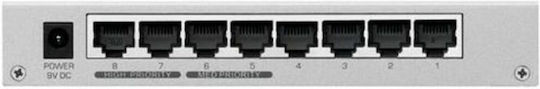 Zyxel GS-108B v1 Unmanaged L2 Switch με 8 Θύρες Gigabit (1Gbps) Ethernet