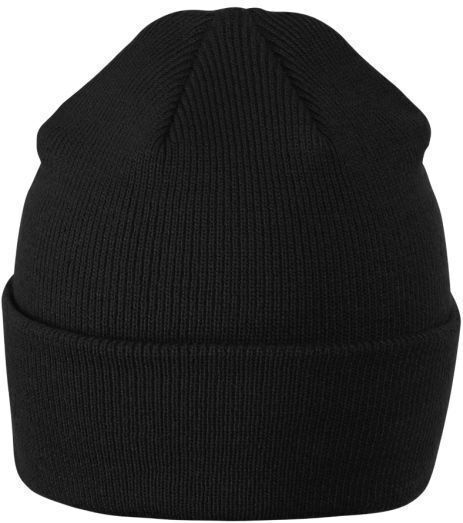 Beanie Unisex Σκούφος Πλεκτός σε Μαύρο χρώμα