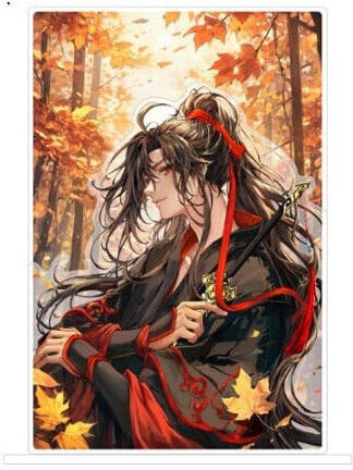 Grandmaster Demonic Cultivation Acrylic Stand Wei Wuxian 2024 Birthday Version 18 Cm