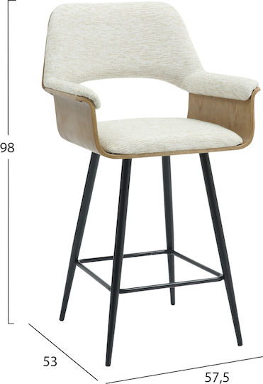 Bar Stools Clipp 2 Pieces 57.5x53x98cm Bar Stools Clipp 2 Pieces 57.5x53x98cm