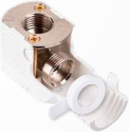 Chrome Water Outlet Elbow Set 24x19 Cherbros