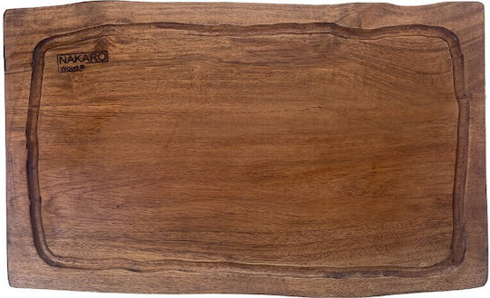 Nakaro Wood Platou de Servire Lemn 43x26buc 1buc