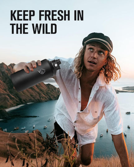 Cool'NMore Jet Μπουκάλι Θερμός Ανοξείδωτο BPA Free 2.6lt Jet Black