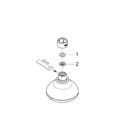Grohe Tempesta 100 Κεφαλή Ντουζ