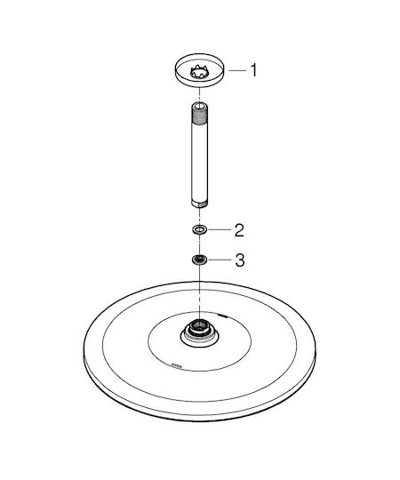 Grohe Rainshower Mono 310 Showerhead