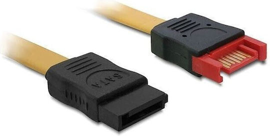 DeLock 7-Pin SATA III - 7-Pin SATA III Cable 50cm Κίτρινο (82854)