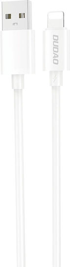 Dudao L4sl USB-A zu Lightning Kabel Weiß 1m