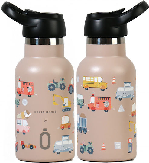 Runbott Sticlă Pentru Copii Termos Cu Pai 350ml