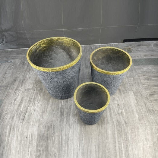 Harmony Pot Ceramic Charcoal