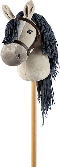 Άλογο Κοντάρι Hobbyhorse Πανέμορφο Γκρι