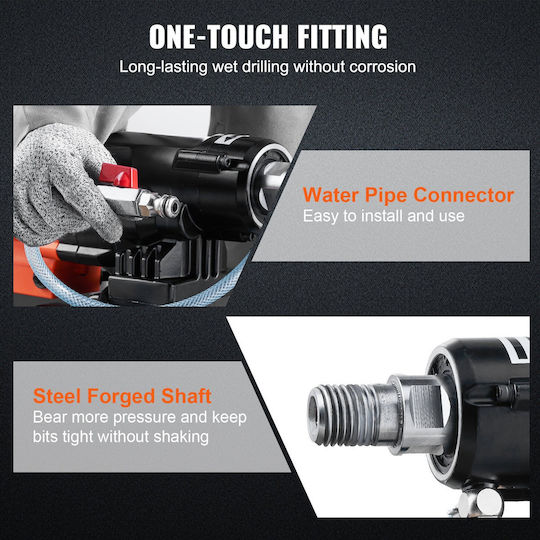 Wet Dry Diamond Core Drill Machine Concrete Drilling Core Drill 3200details