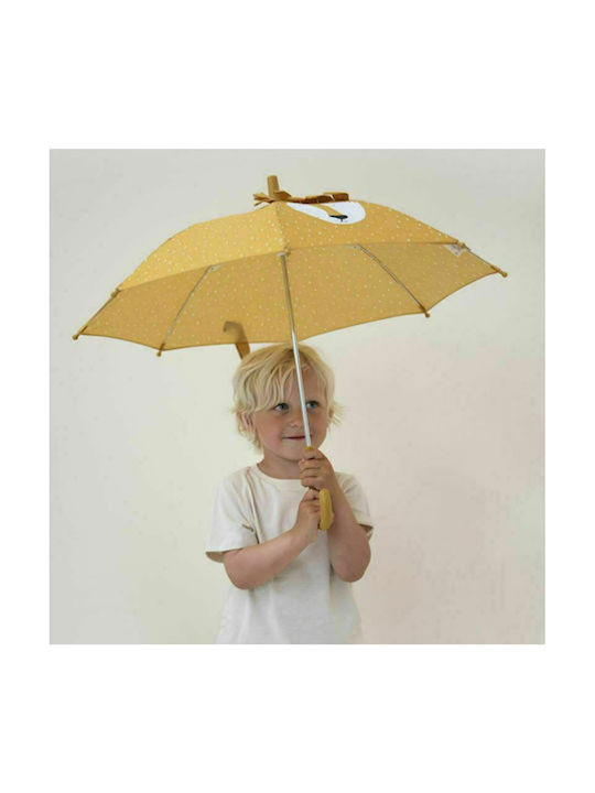 Trixie Kids Umbrella Curved Handle Yellow