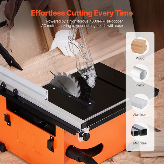 Vevor Battery Powered Bench Saw 1200W & Cutting Disc Diameter 210mm MGTJWZJ825YCYHVHMV2