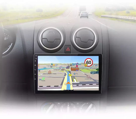 Car Audio System for Nissan Qashqai 2006-2013 (Bluetooth/USB/WiFi/GPS/Apple-Carplay/Android-Auto) with Touch Screen 9"
