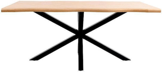 Fylliana Dining Table 23c Natural Oak Color 180x90x75cm