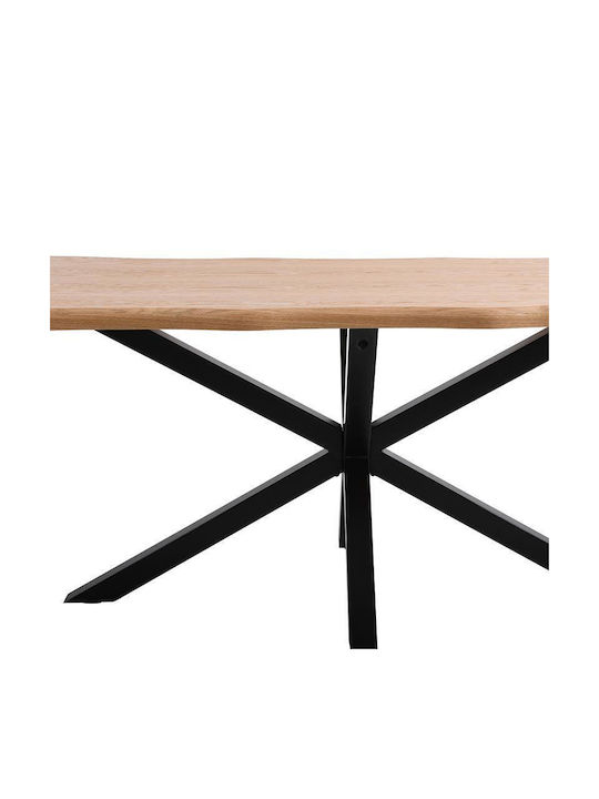 Masă de sufragerie Fylliana 23c Culoare Stejar Natural 180x90x75cm