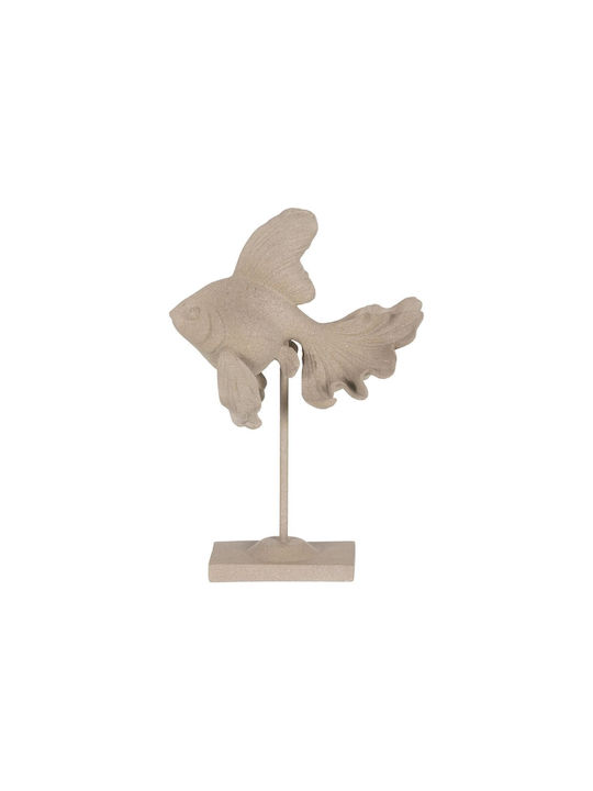 Decorative Figure Beige Fish 22.8 X 15 X 30.2 Cm S8808324