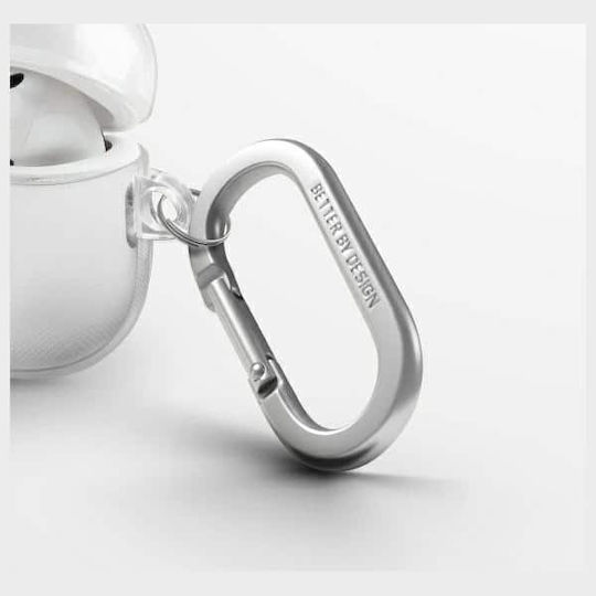 Uniq Glase Case Silicone in Transparent color for Apple AirPods 4