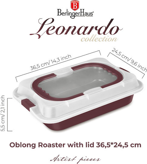 Berlinger Haus Lunchbox Kunststoff Gray 36.5x24.5cm 1Stück